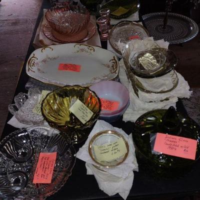 Colored Glass & Porcelain