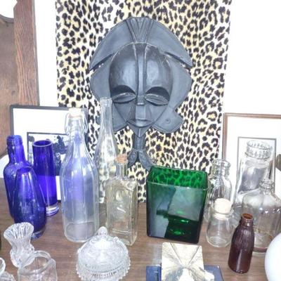 Vintage Bottles (the mask is sold)