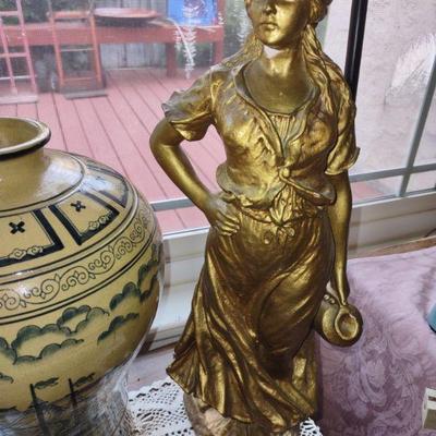 Girl with Pitcher Sculpture (the vase is sold)