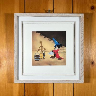 DISNEY FANTASIA SERIGRAPH | The sorcerer's apprentice. A Limited Edition Serigraph from 1994, of Mickey Mouse as The Sorcererâ€™s...