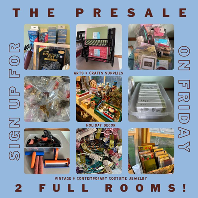 1. You must sign up to attend the pre-sale as we have limited space. Sign ups will close at 8 p.m. on Thursday

2. Please text  (971)...