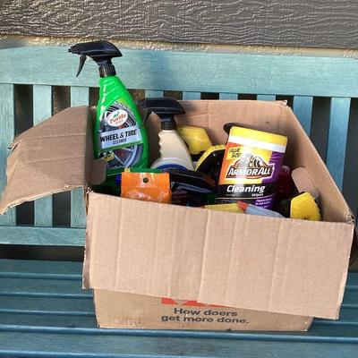 MTT020 Mystery Lot Of Various Car Cleaning Supplies
