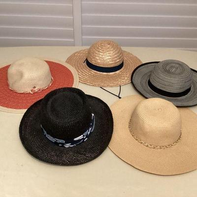 MTT120 Five Womenâ€™s Wide Brimmed Hats