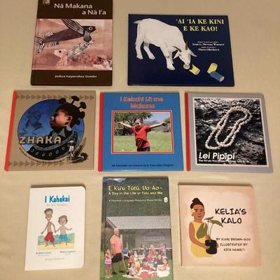 MTT148 Eight Hawaiian Hardcover Childrenâ€™s Books 