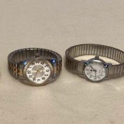 MTT012 Six Womenâ€™s Metal Stretch Band Watches