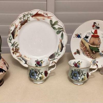 MTT109 Various Collectible Fine China Dishes
