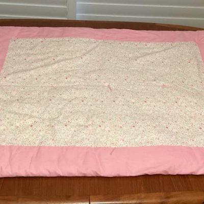 MTT159 Pink Floral Babyâ€™s Japanese Futon Blanket New