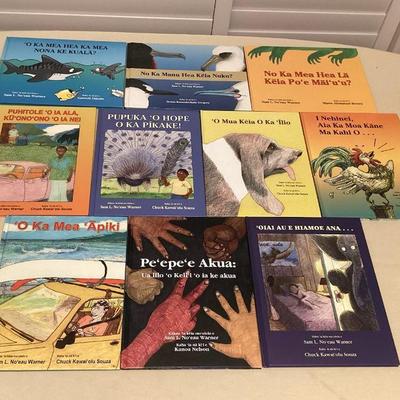 MTT150 Ten Hardcover Hawaiian Childrenâ€™s Books 