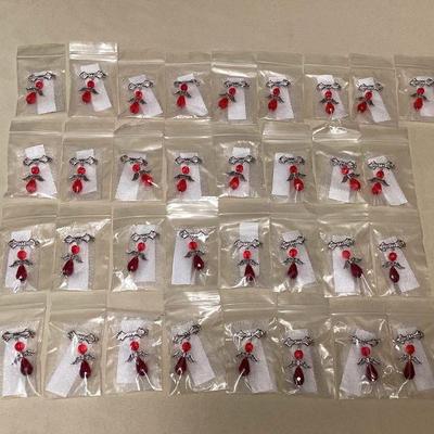 MTT204 Thirty-Three Costume Jewelry Angel Brooches Pins New