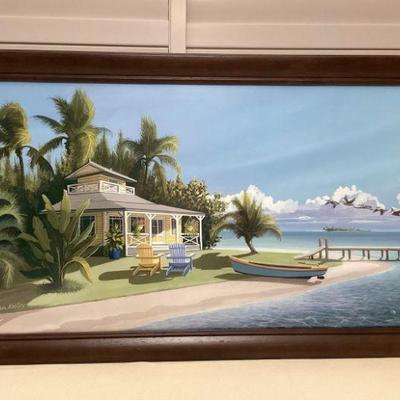 MTT224 Large Framed Scenic Picture