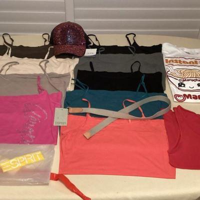 MTT122 Womenâ€™s Cami Tank Tops, Bling Cap & More!