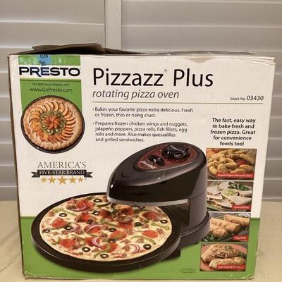 MTT219 Presto Pizzazz Plus Rotating Pizza Oven New