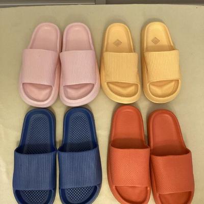 MTT212 Four Pairs Of Slides Shoes Womenâ€™s Size 8.5-9 New