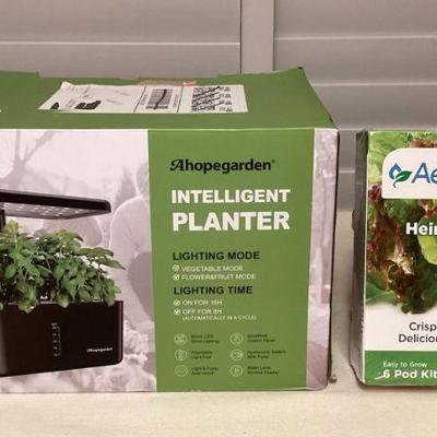 MTT041 Ahopegarden Intelligent Planter & AeroGarden Pod Kit New