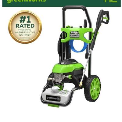 GICH032 Greenworks 1.2-GPM Cold Water Electric Pressure Washer	Powerful residential electric pressure washer with 2100 MAX PSI at 1.2 GPM
