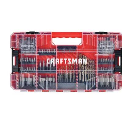 GICH006 CRAFTSMAN Impact Driver Bit (140-Piece) & Jorgensen 4-Pack Assorted 600lb Bar Clamp	The CRAFTSMAN shock-resistant 140-piece...