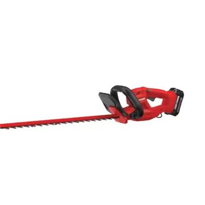 GICH024 CRAFTSMAN 20-volt Max 20-in Dual Battery hedge trimmer	V20 MAX 1.5 Ah lithium ion battery provides reliable power and performance
