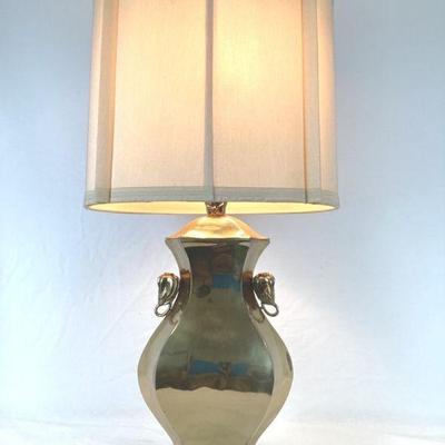 JIFI500 Solid Brass Vintage Marbro Lamp	The lamp is very heavy due to being made entirely of brass.Â 

