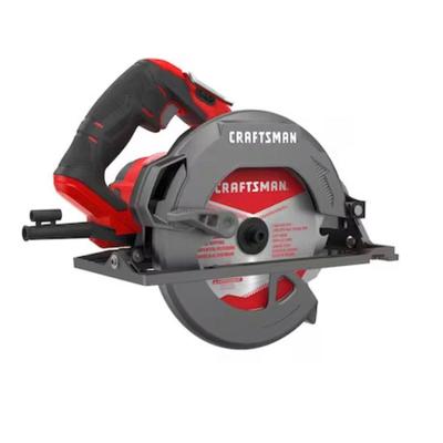 GICH020 CRAFTSMAN 15-Amp 7-1/4-in Corded Circular Saw	High performance motor runs at 5,500 RPM's for aggressive fast cutting
