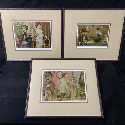 JIFI113 Suite Of Three Charles Bragg Signed Lithographs	A suite of threeÂ signed and numberedÂ lithographs,Â byÂ renowned American...