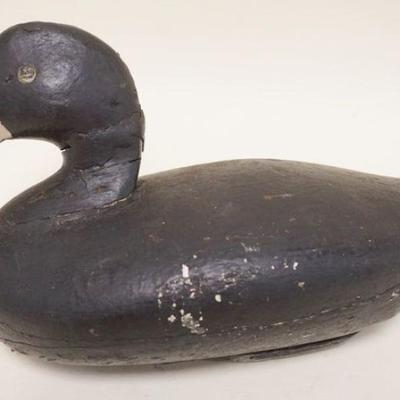 1072	ANTIQUE WOOD DUCK DECOY, APPROXIMATELY 13 IN X 6 IN X 7 IN H
