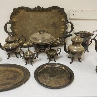 1258	GROUP OF ASSORTED SILVERPLATE
