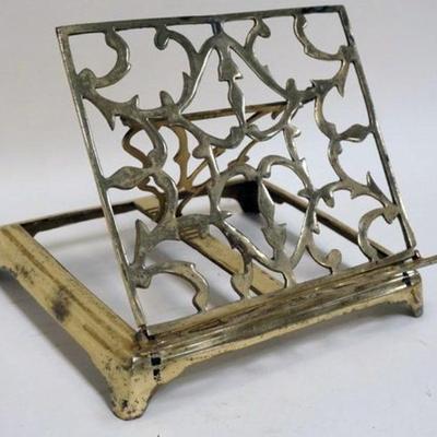1059	SOLID BRASS ADJUSTABLE BOOK STAND
