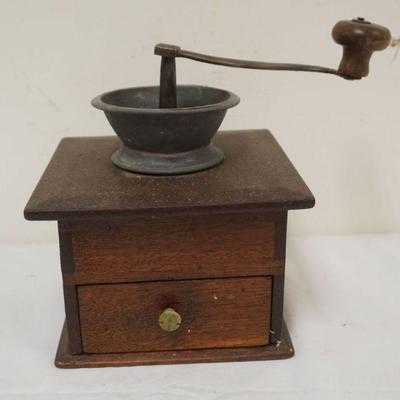1277	ANTIQUE TABLE TOP COFFEE GRINDER, APPROXIMATELY 10 IN HIGH

