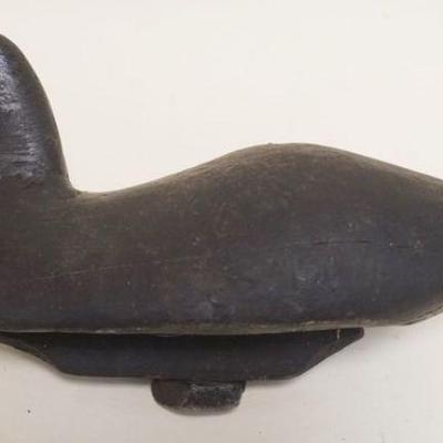 1064	ANTIQUE WOOD DUCK DECOY, APPROXIMATELY 14 IN X 6 IN X 8 IN H
