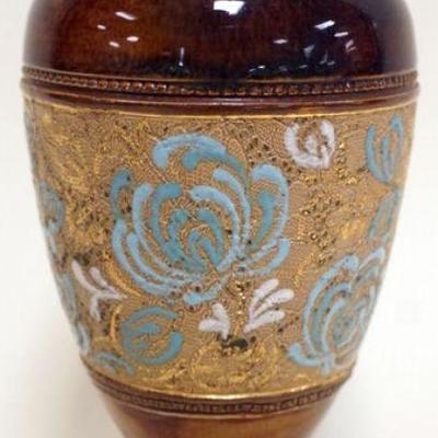 1094	ROYAL DOULTON ENGLAND MUTLI COLORED VASE, APPROXIMATELY 7 IN H

