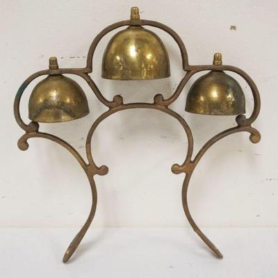 1281	ANTIQUE HORSE COLLAR BELLS, APPROXIMATELY 11 IN HIGH
