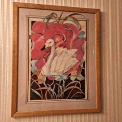 Swan artwork 
18x22