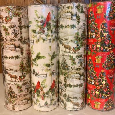 large rolls of vintage wrapping paper