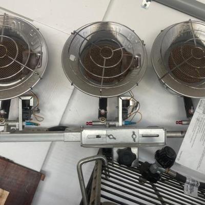 triple gas heater