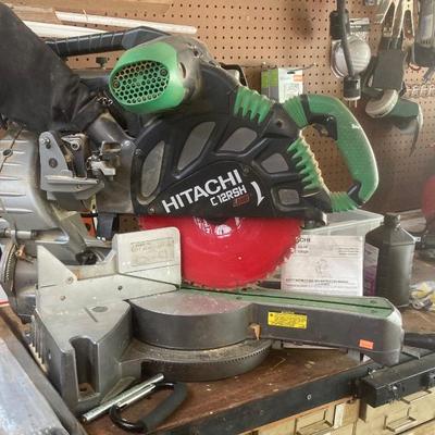 Hitachi radial saw