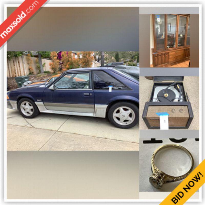 Poway Estate Sale Online Auction Poway Mesa Drive