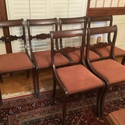 $299 Charlotte Chair Co. 6 chairs 32