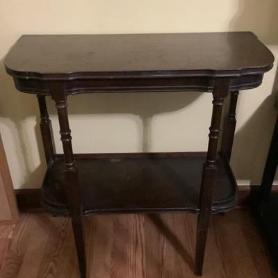 $39 Console table 29"H 28"W 13"depth 