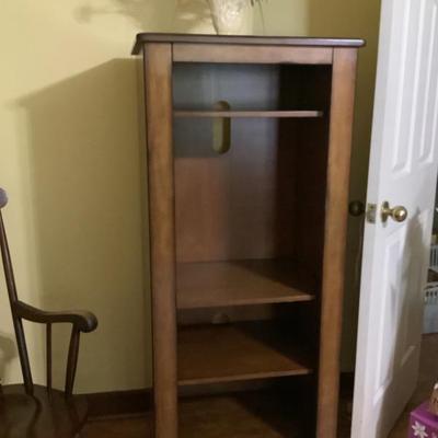 $99 wooden cabinet with adjustable shelves 58"H 25"W 18"depth (2 in sale)