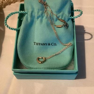 $110 Tiffany & Co. necklace with bag & box
