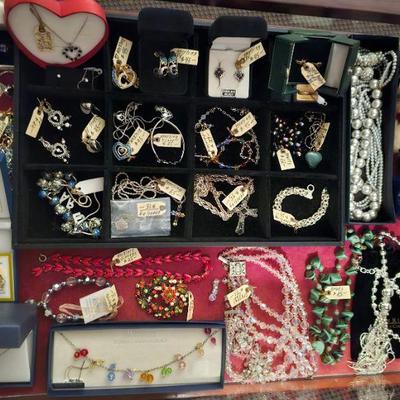 Sterling silver and costume jewelry 