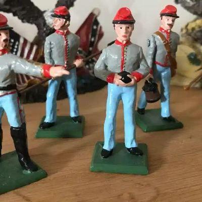 Civil War miniature soldiers