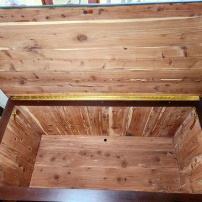 Lot 57 - Painted Cedar Chest 