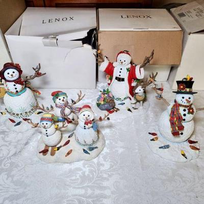 Lot 47 - Lenox Lynn Bywaters Snowmen 