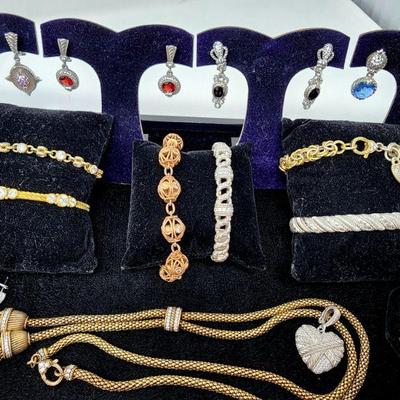 Lot 62 - Judith Ripka Sterling Silver Jewelry 