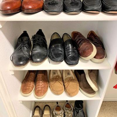 Men's name brand shoes, Sizes 10.5 - 12