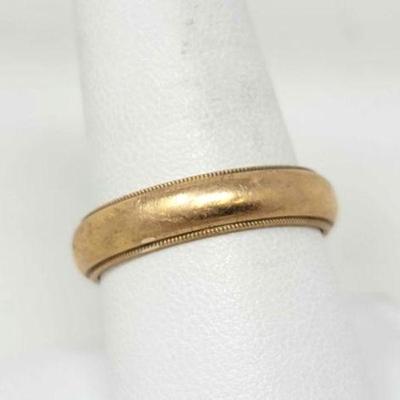 #728 â€¢ 14k Gold Band Ring, 6g
