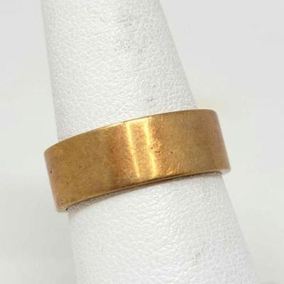 #600 â€¢ 18k Gold Band Ring, 7g
