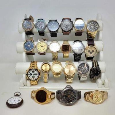 #1132 â€¢ (22) Watches and (1) Pocket Watch
