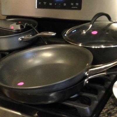 Nice stainless steel pots and pans